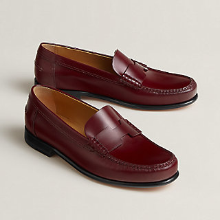 Kennedy loafer - Red | Hermès Belgium